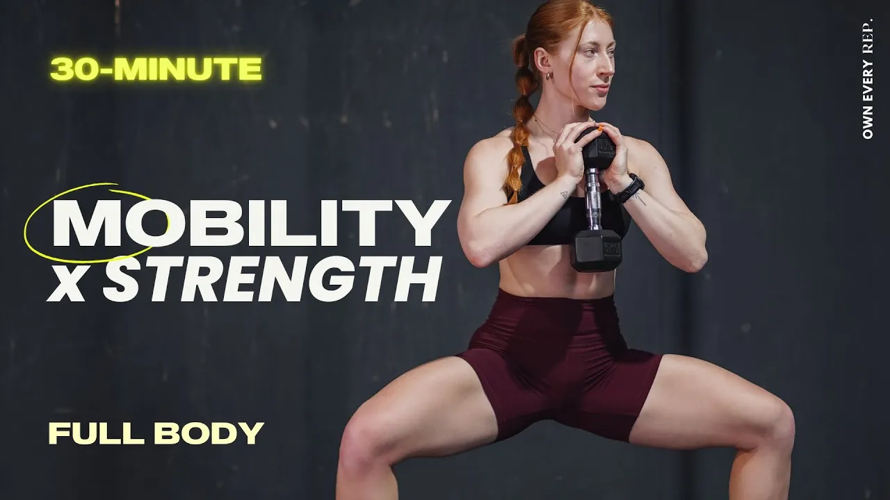 30 Min. Full Body Mobility x Strength | Workout w/ Weights