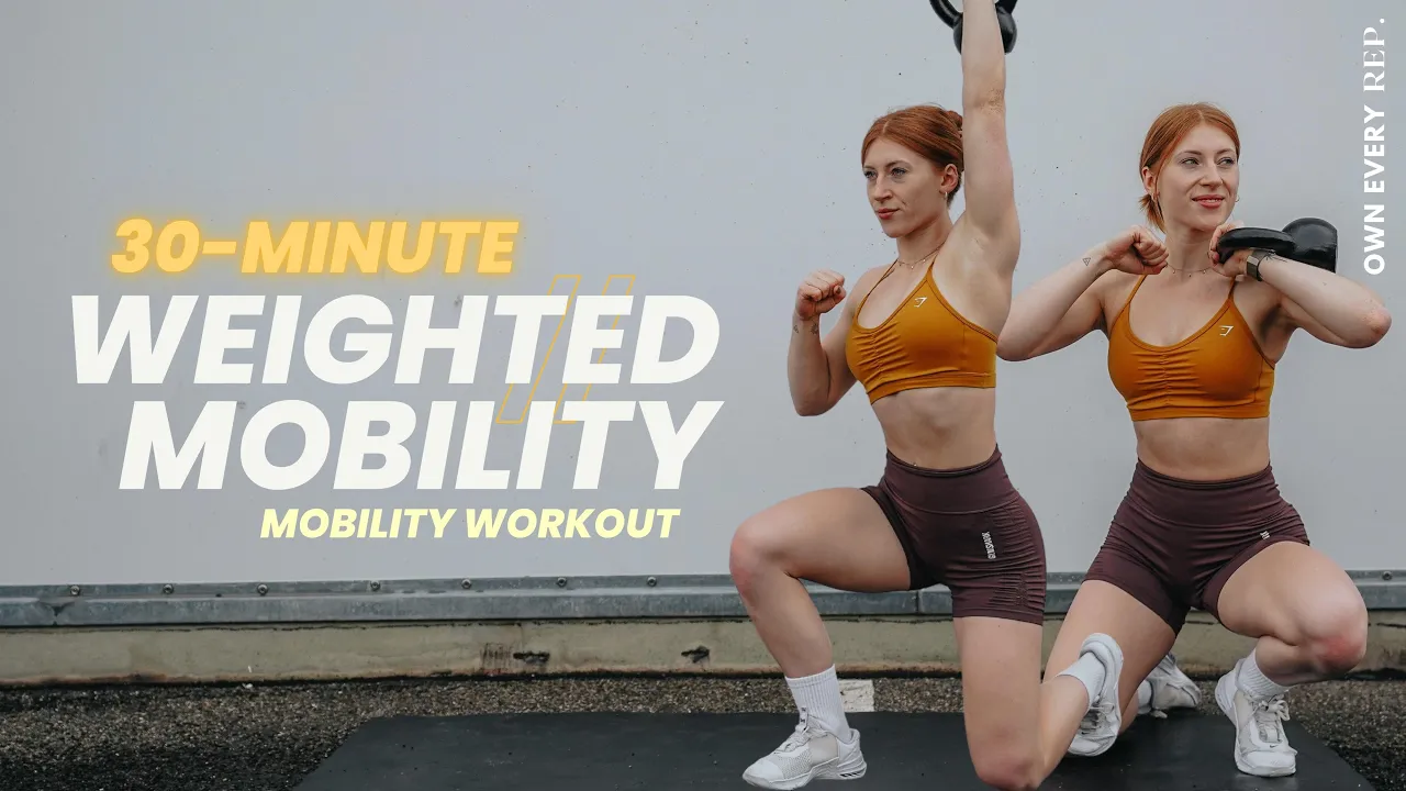 30 Min. Weighted Mobility Workout | w/ KB or DBs | Strength 