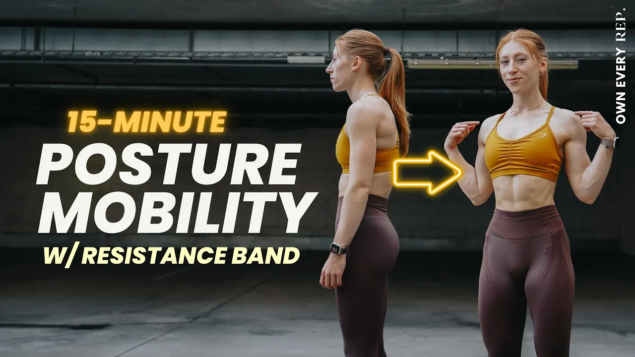 15 Min. Mobility For Better Posture | w/ Resistance Bands | 