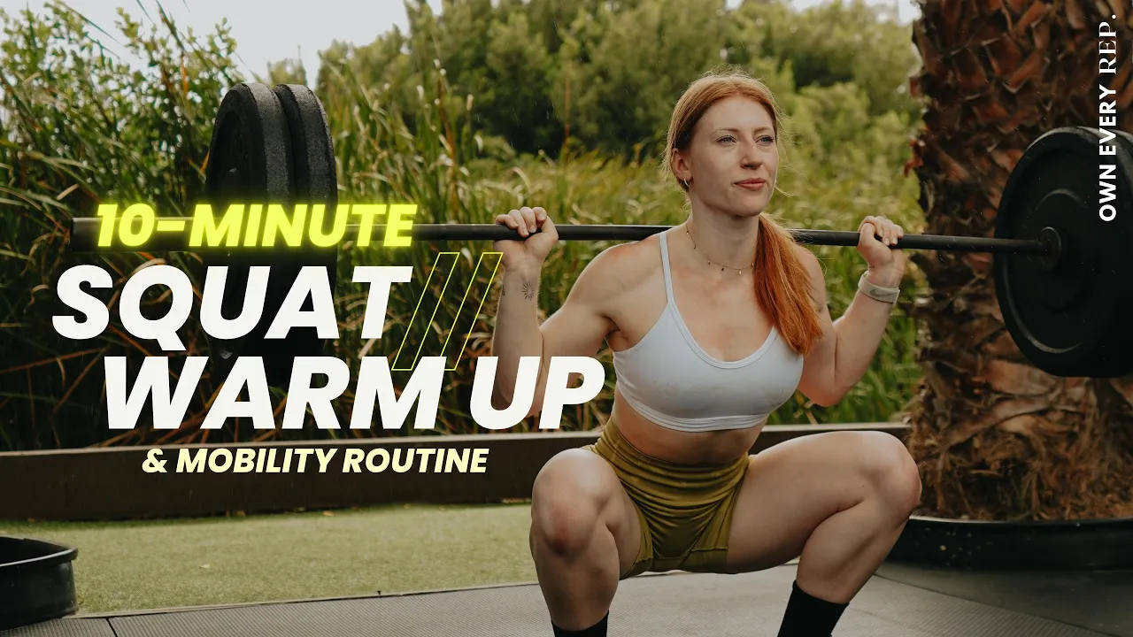 10 Min. Squat Warm Up & Mobility Routine | Weightlifting & K
