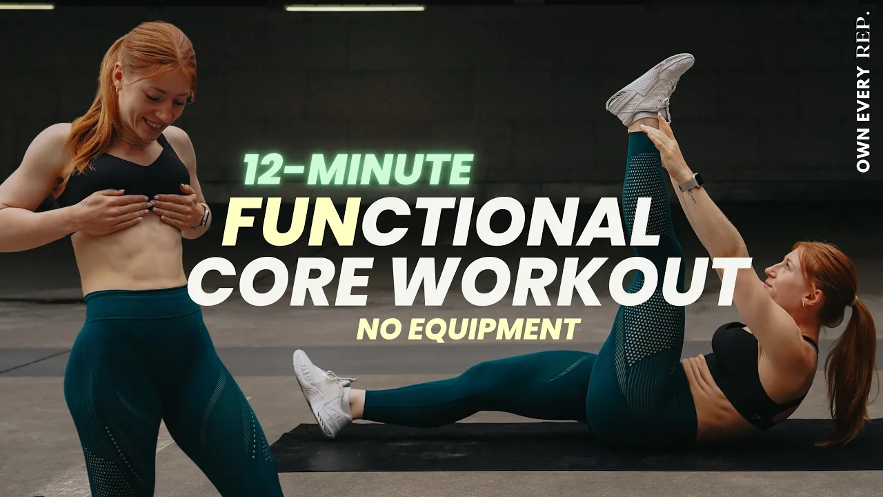 12 Min. Functional Core Workout | FUN Ab Workout | All Level